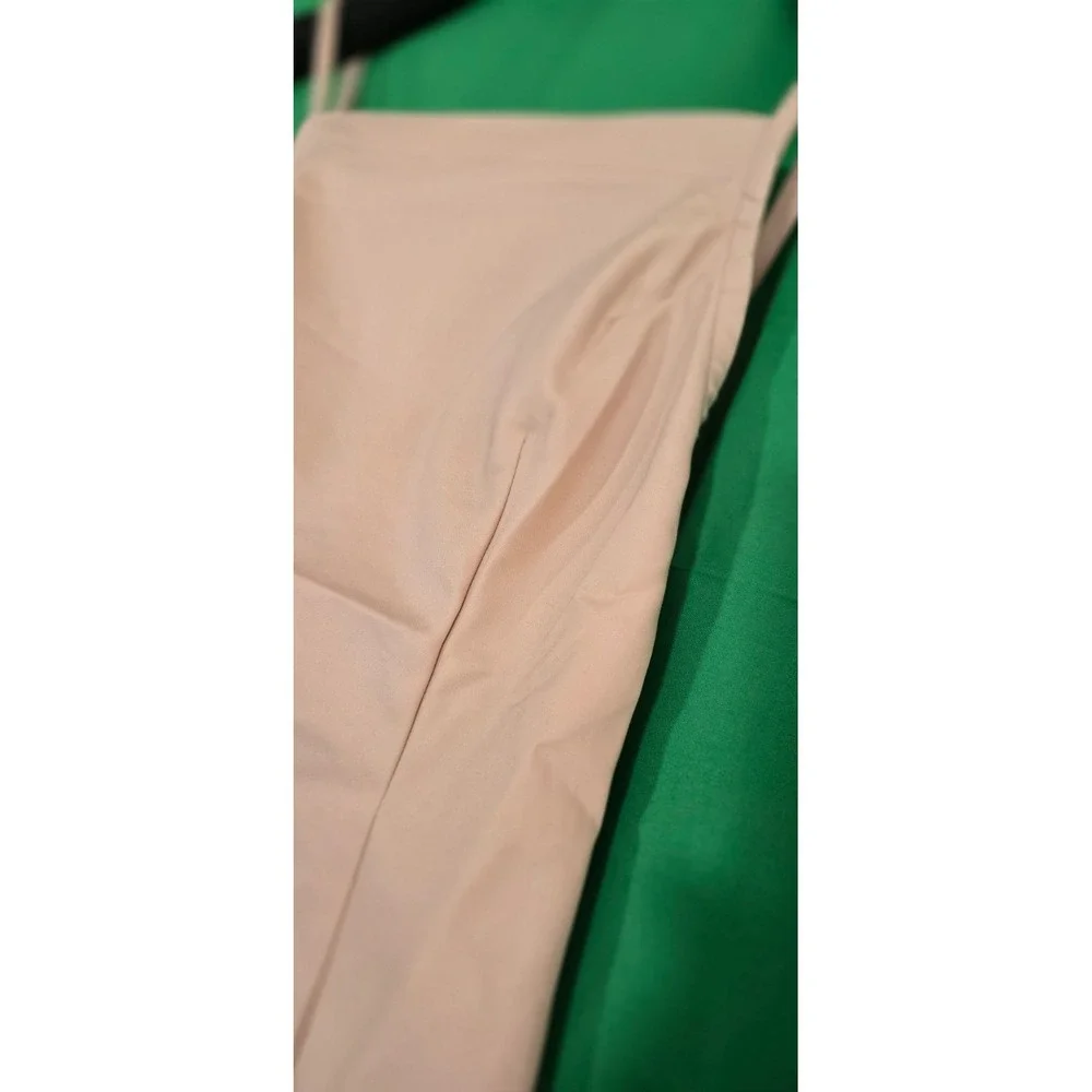 $39 EUC BY THE WAY sleeveless backless light beige stretch bodycon sexy dress XS